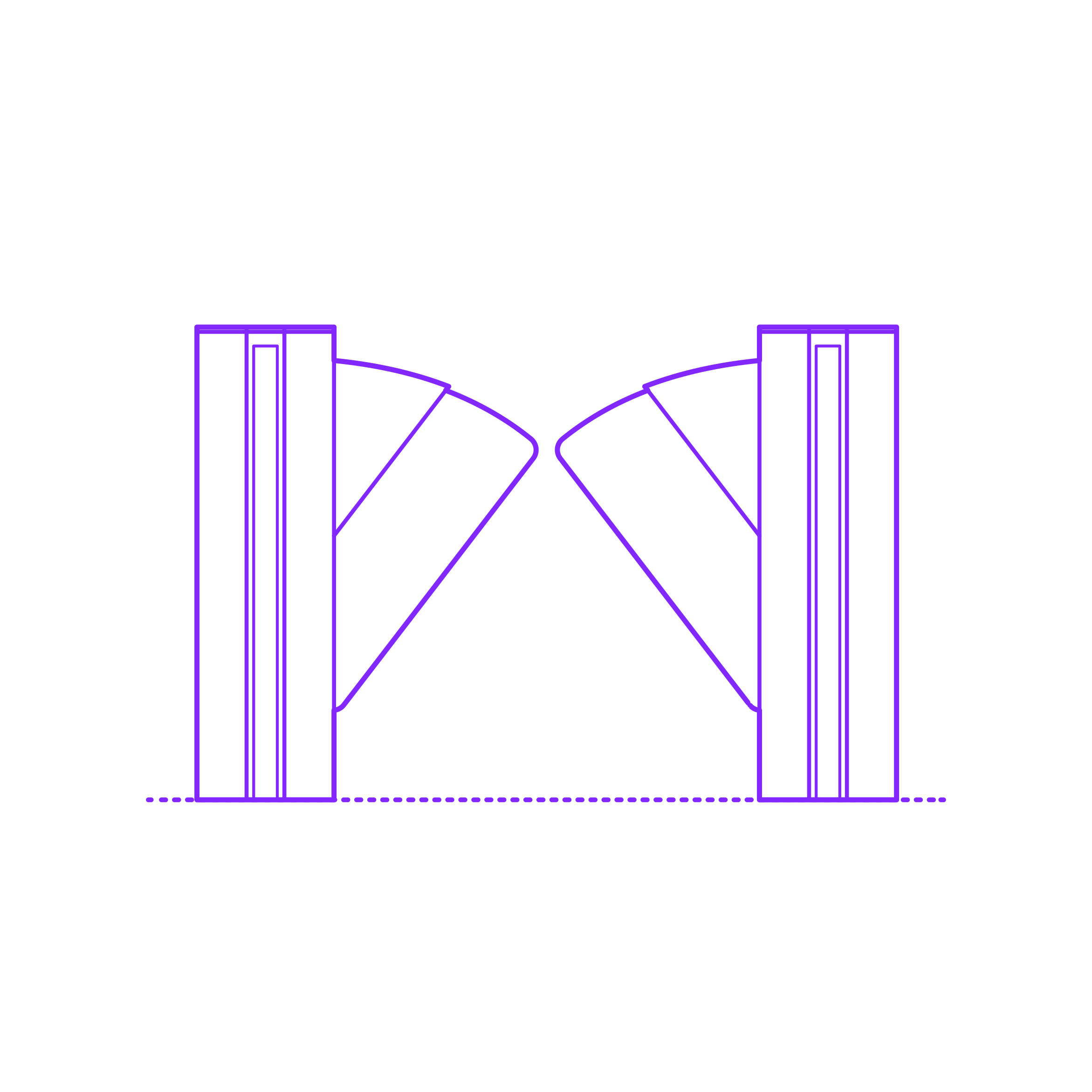 Buildings Turnstiles Retractable Flap Line Art Illustration Svg Free Vectors